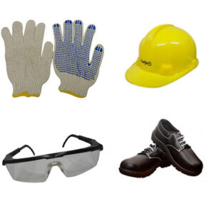 HELMET / SAFETY GLASSES